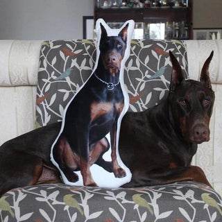 Custom Shaped Dog Pillow Personalized Dog Gifts
