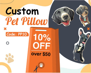 Custom Dog Pillow, Personalized Dog Gifts