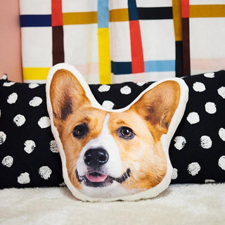 Custom Dog Face Pillow Pet Shaped Photo Pillow